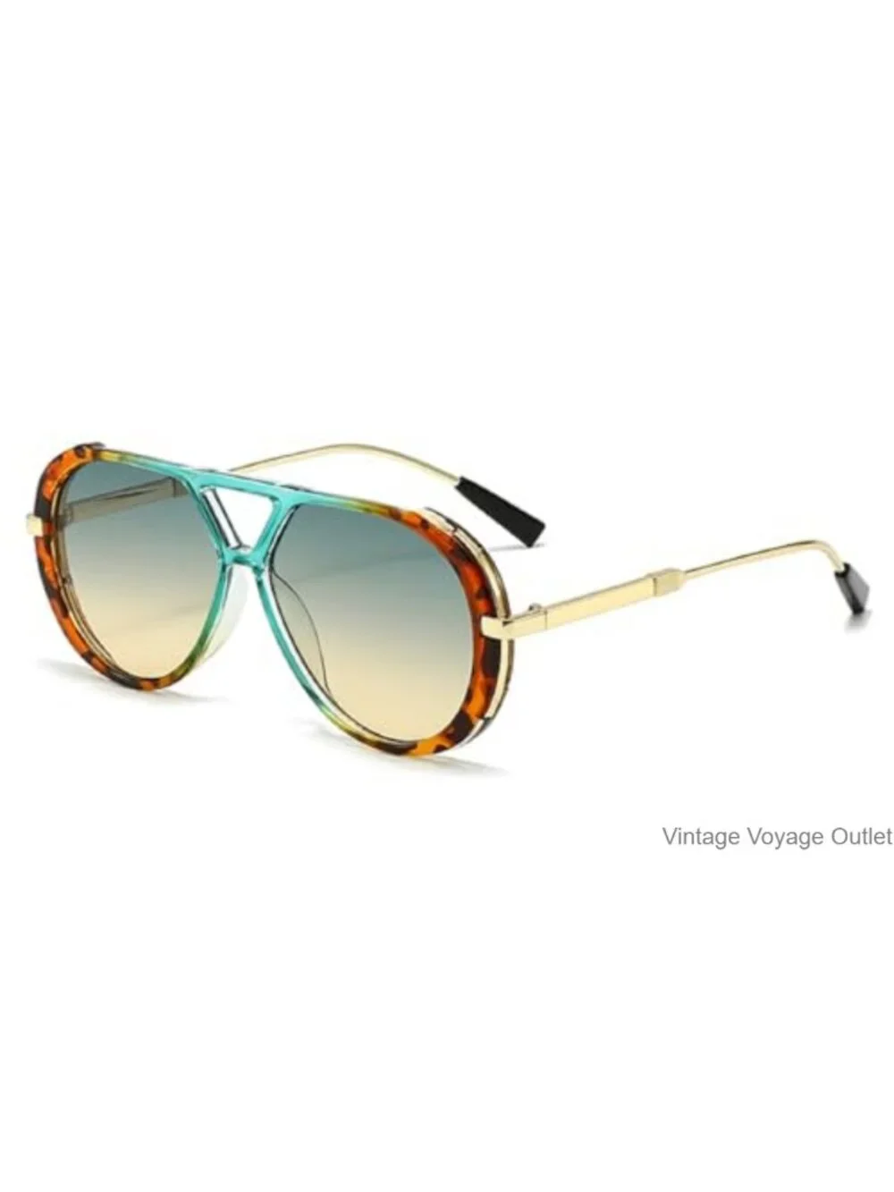 Oversized Pilot Sunglasses for Women Men Trendy Large Big Double Beam Designer